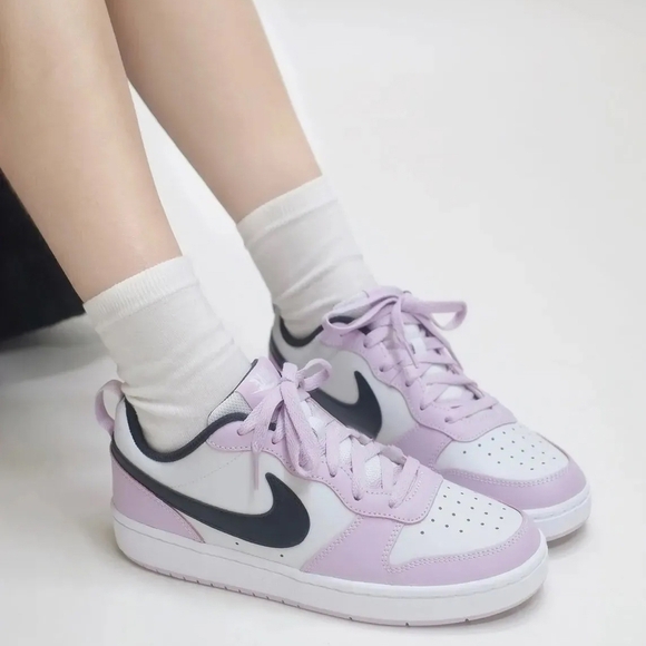 Nike Court Borough Low 2 'Photon Dust Off Noir - Picture 9 of 12